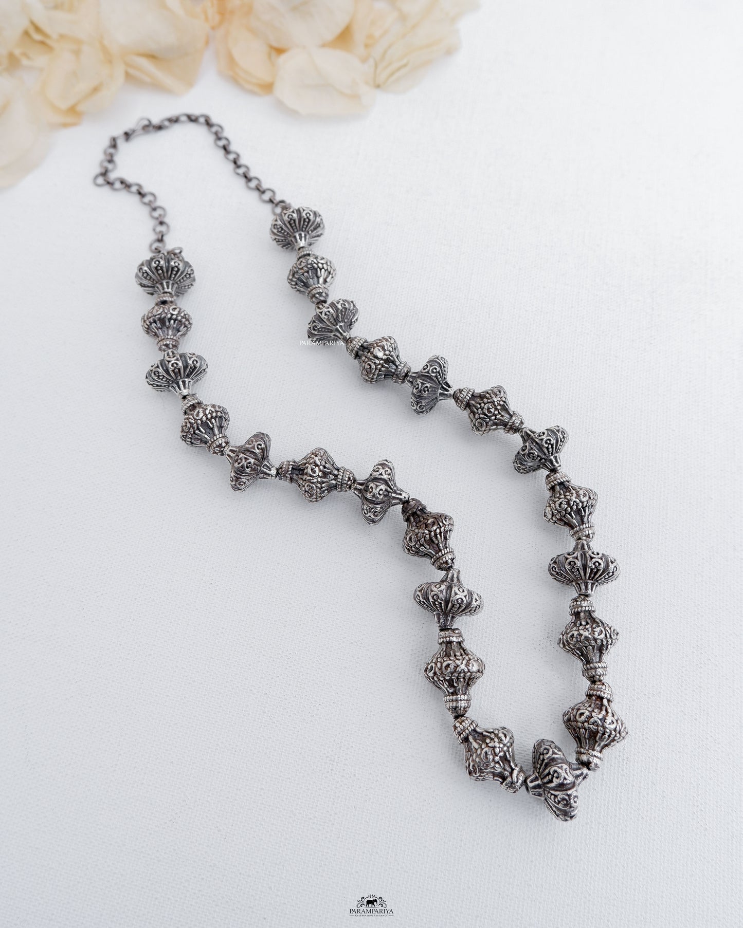Contemporary Charm!!
92.5 pure silver mala.