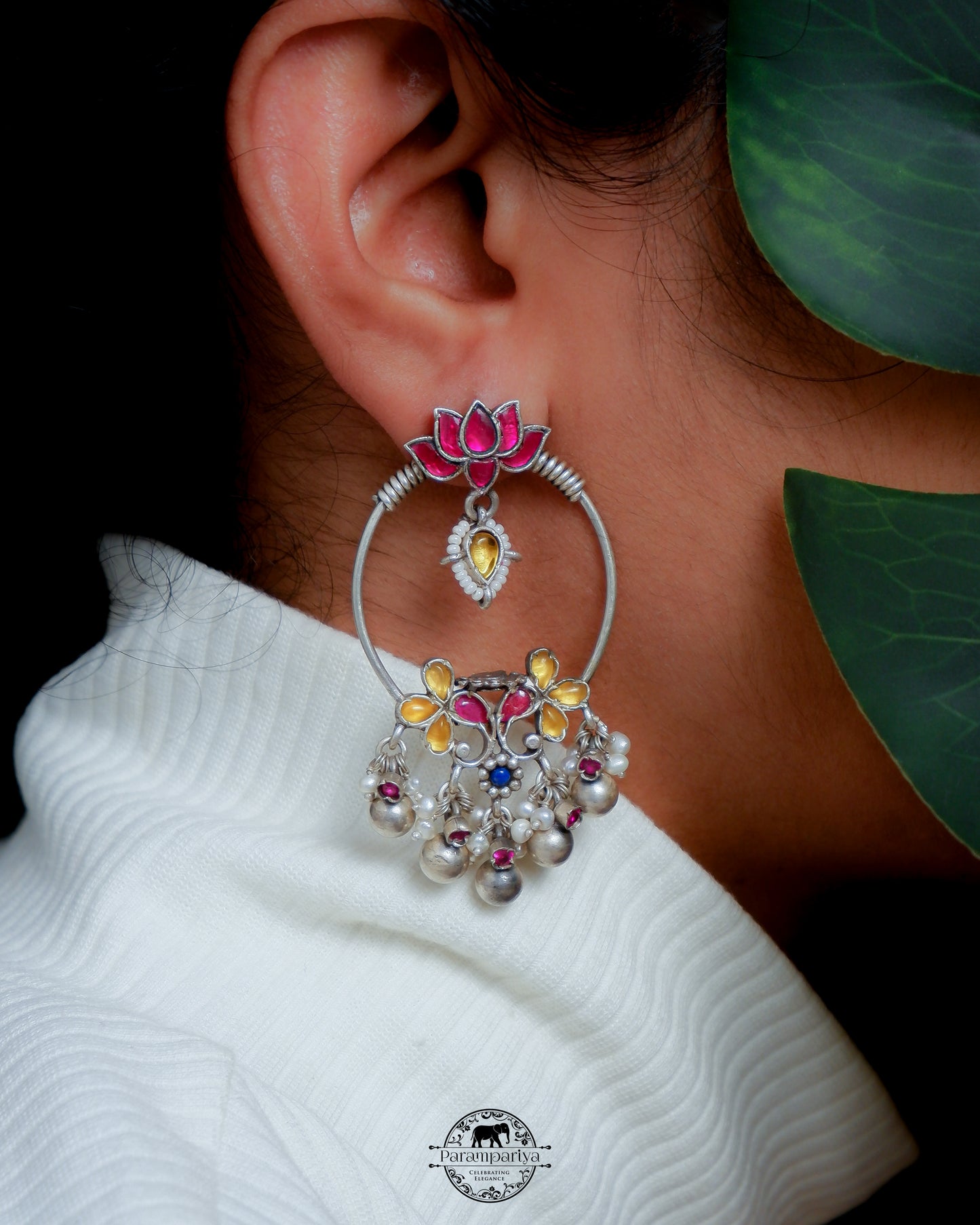 Sha Silver Earrings