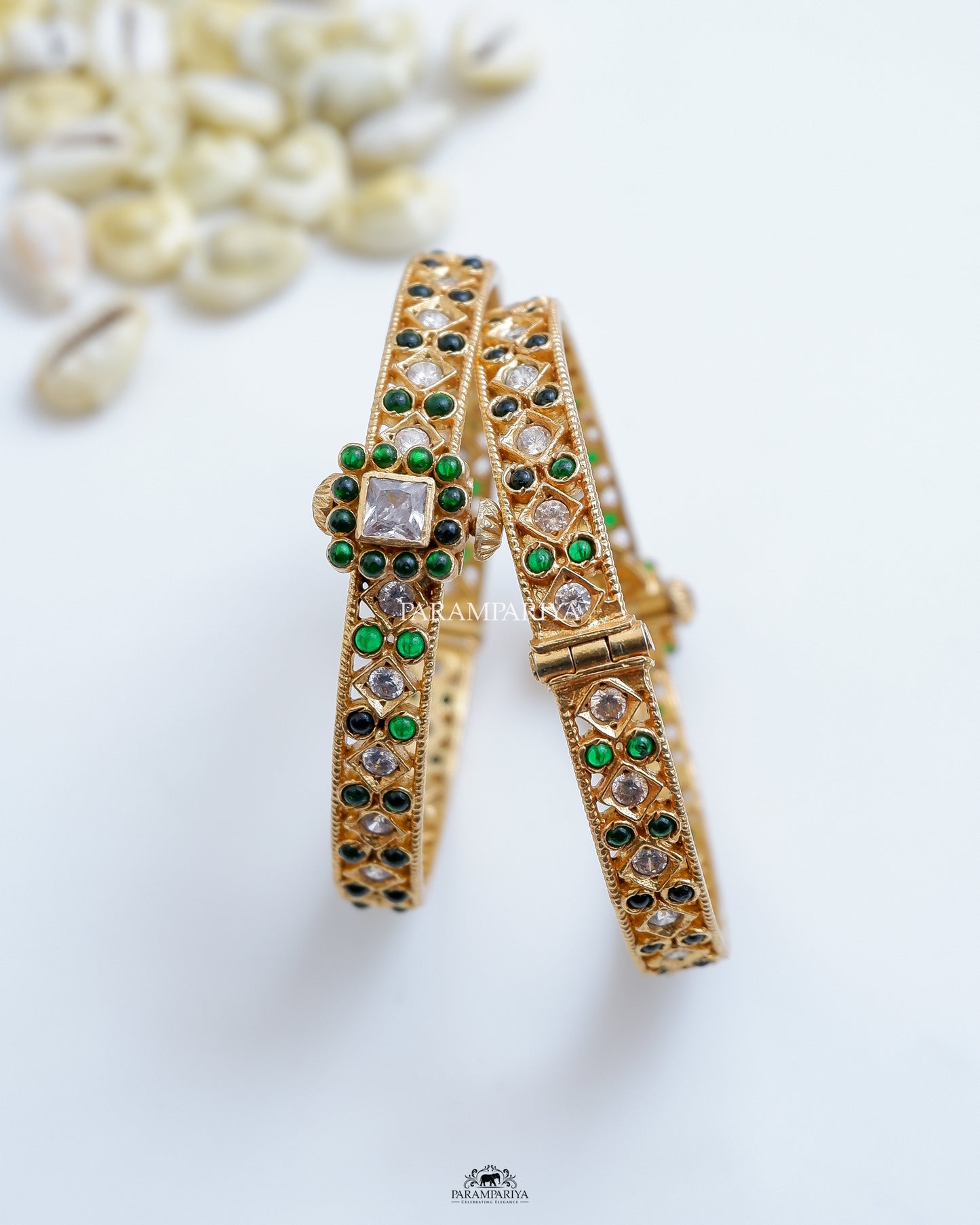 Green Kemp Bangles