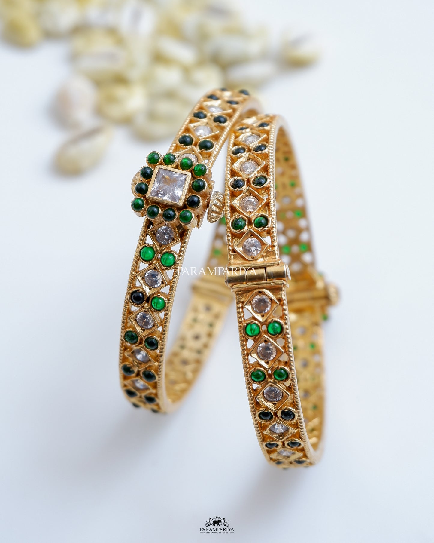 Green Kemp Bangles