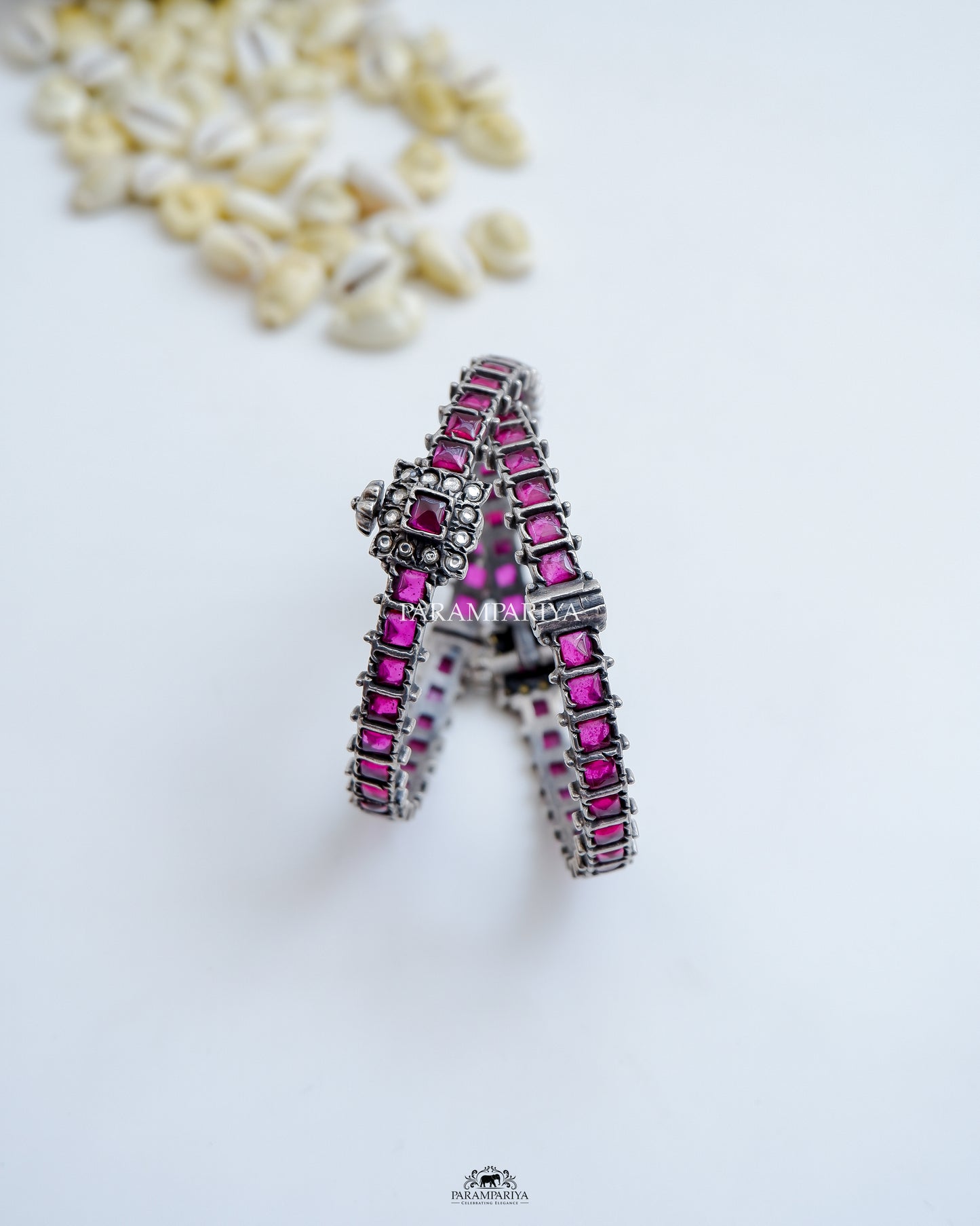 Janu Silver Bangles