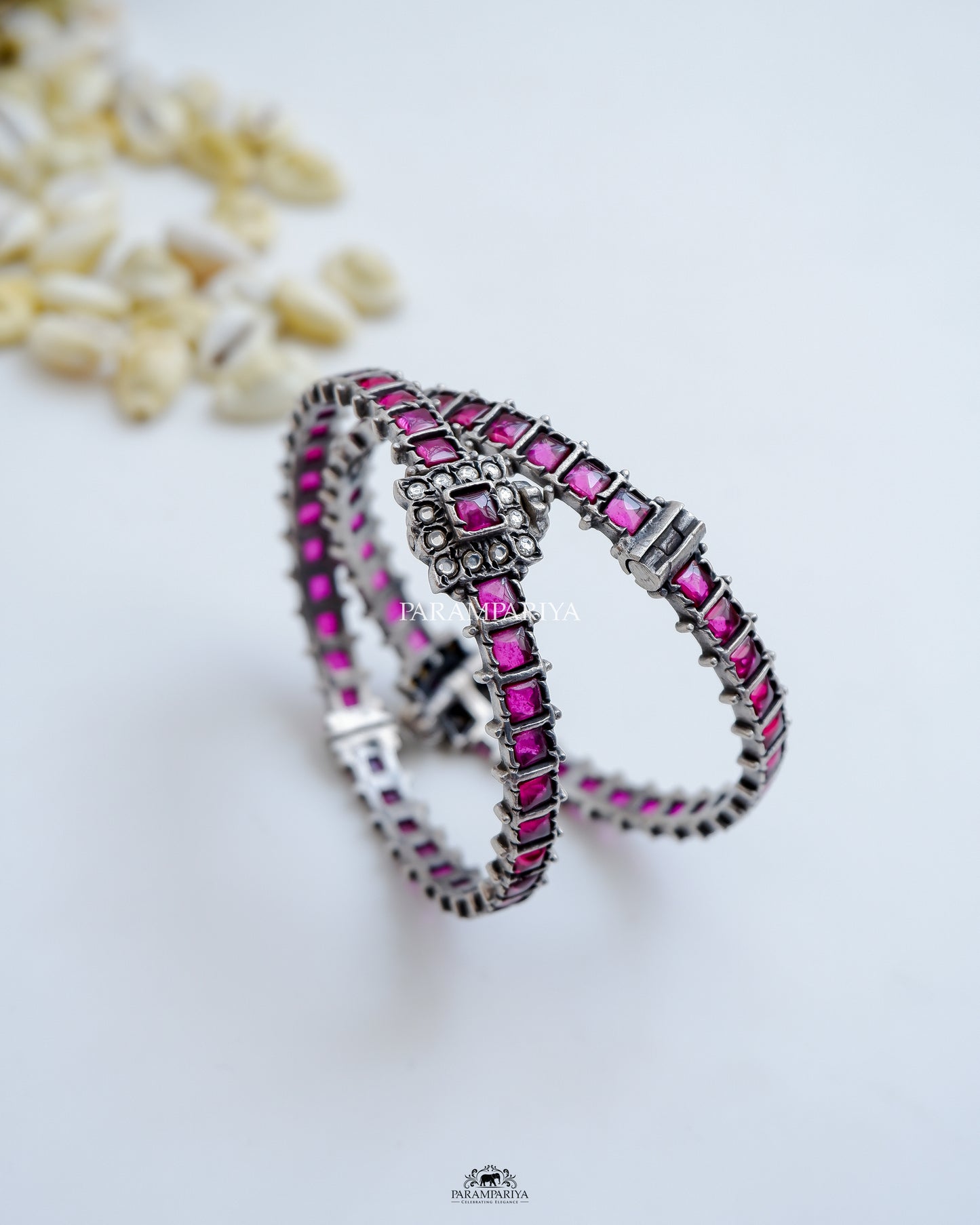 Janu Silver Bangles