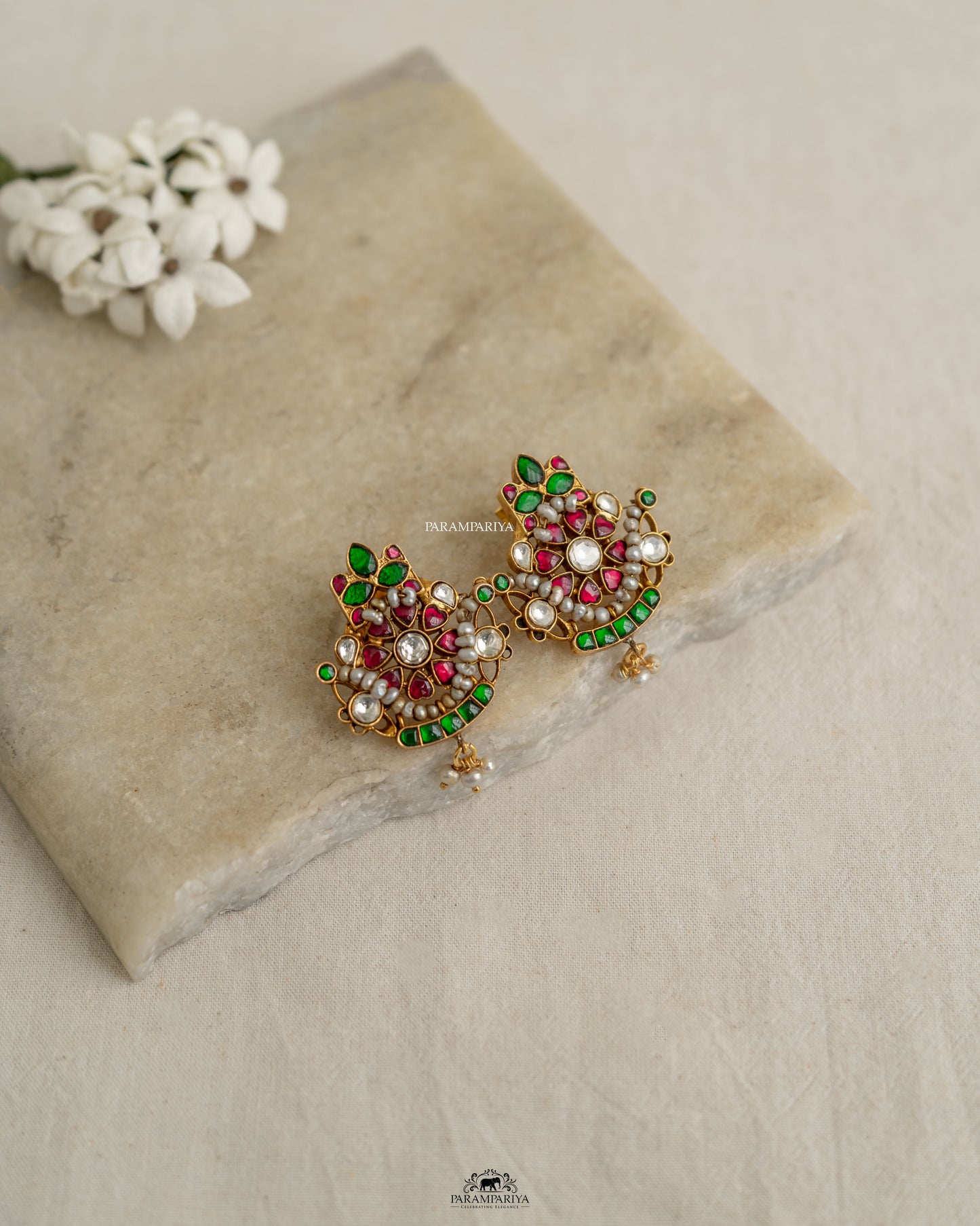 Statement Kundan!!

pure silver gold plated kundan studs for a statement look.