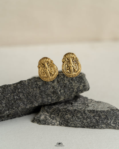 Tribal Trove!!

pure silver tribal earrings with gold micron plating .