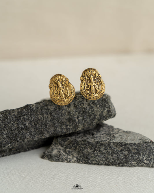 Tribal Trove!!

pure silver tribal earrings with gold micron plating .