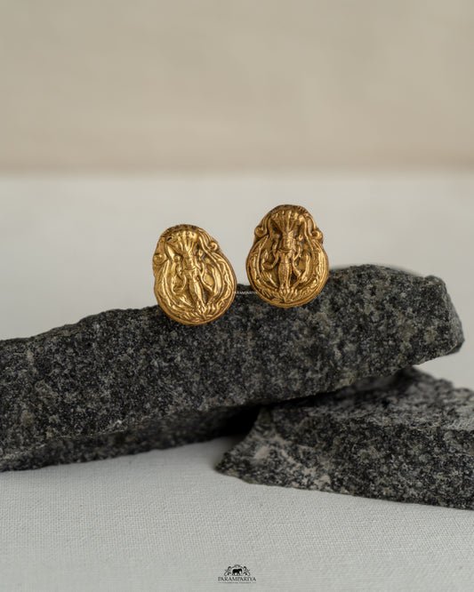 Tribal Trove!!

pure silver tribal earrings with gold micron plating .