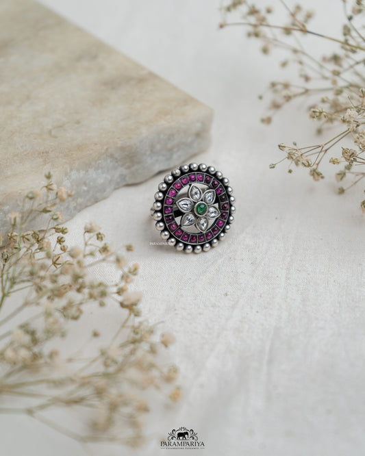 Floral Finger Ring