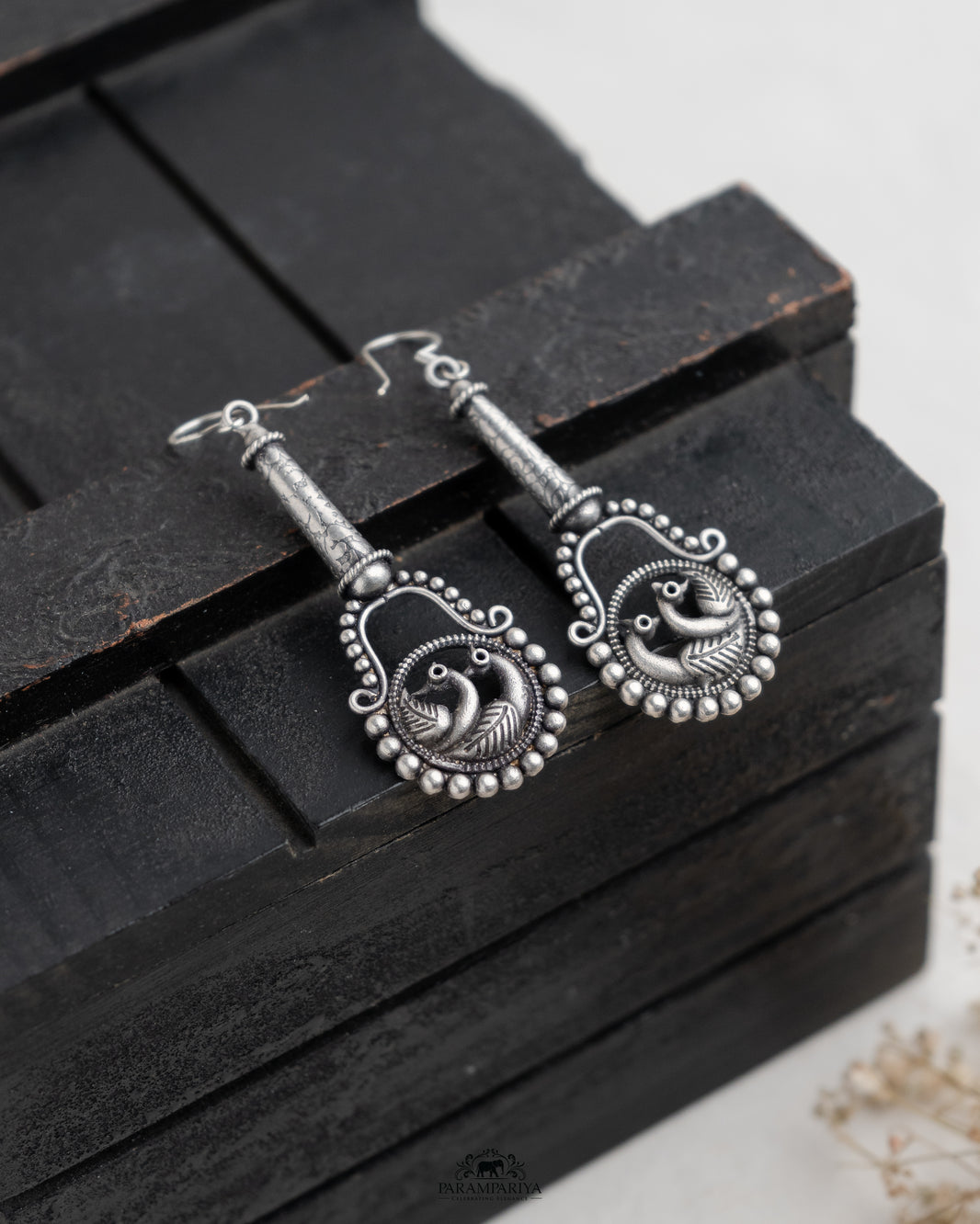 Pure By Nat Esther Chaini Earrings - Silver main image 1