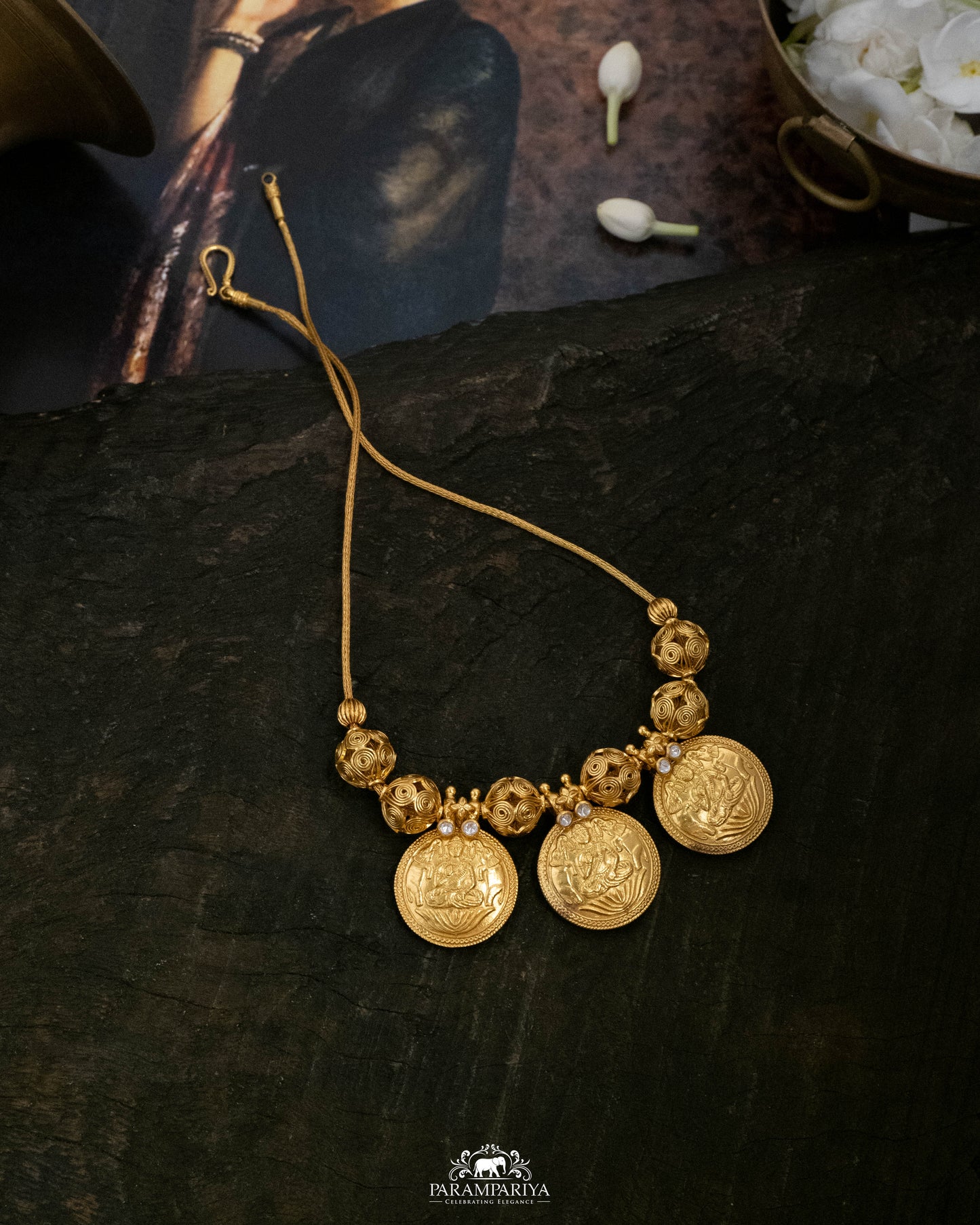 Kanakavalli Necklace V03 (Reversible)