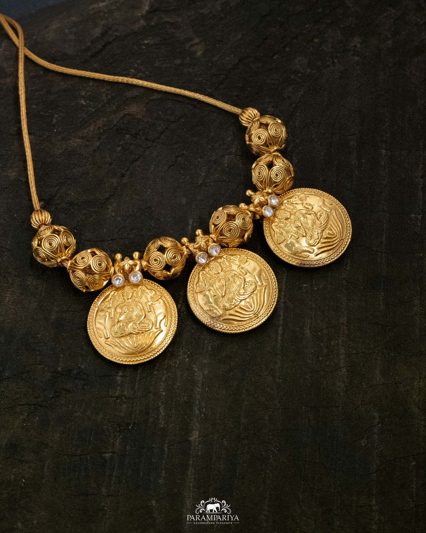 Kanakavalli Necklace V03 (Reversible)