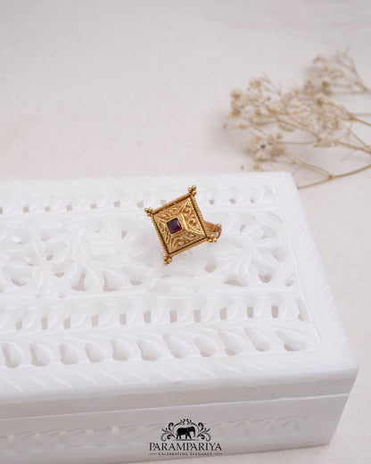 Rudraksha Finger Ring