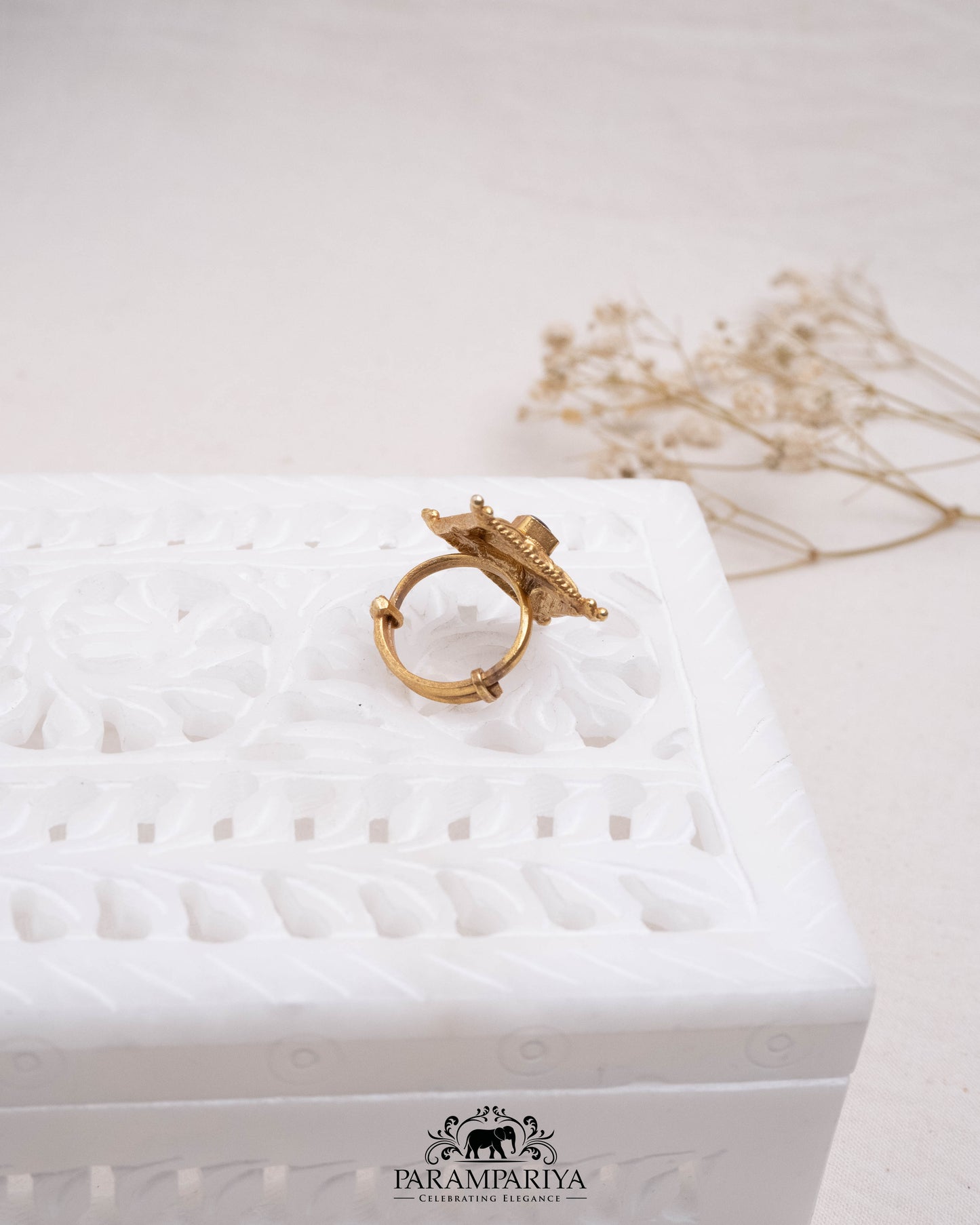 Rudraksha Finger Ring