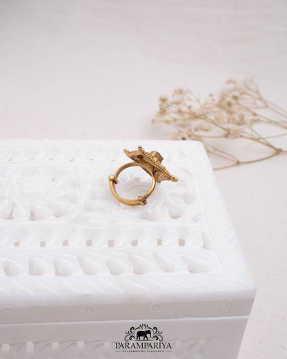 Rudraksha Finger Ring