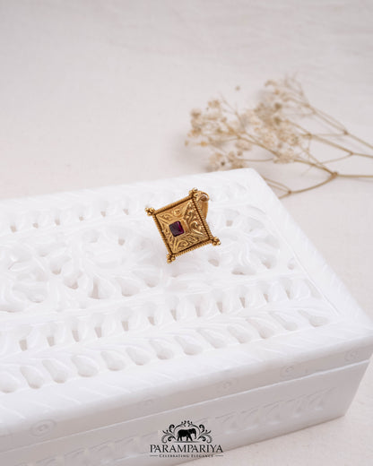 Rudraksha Finger Ring