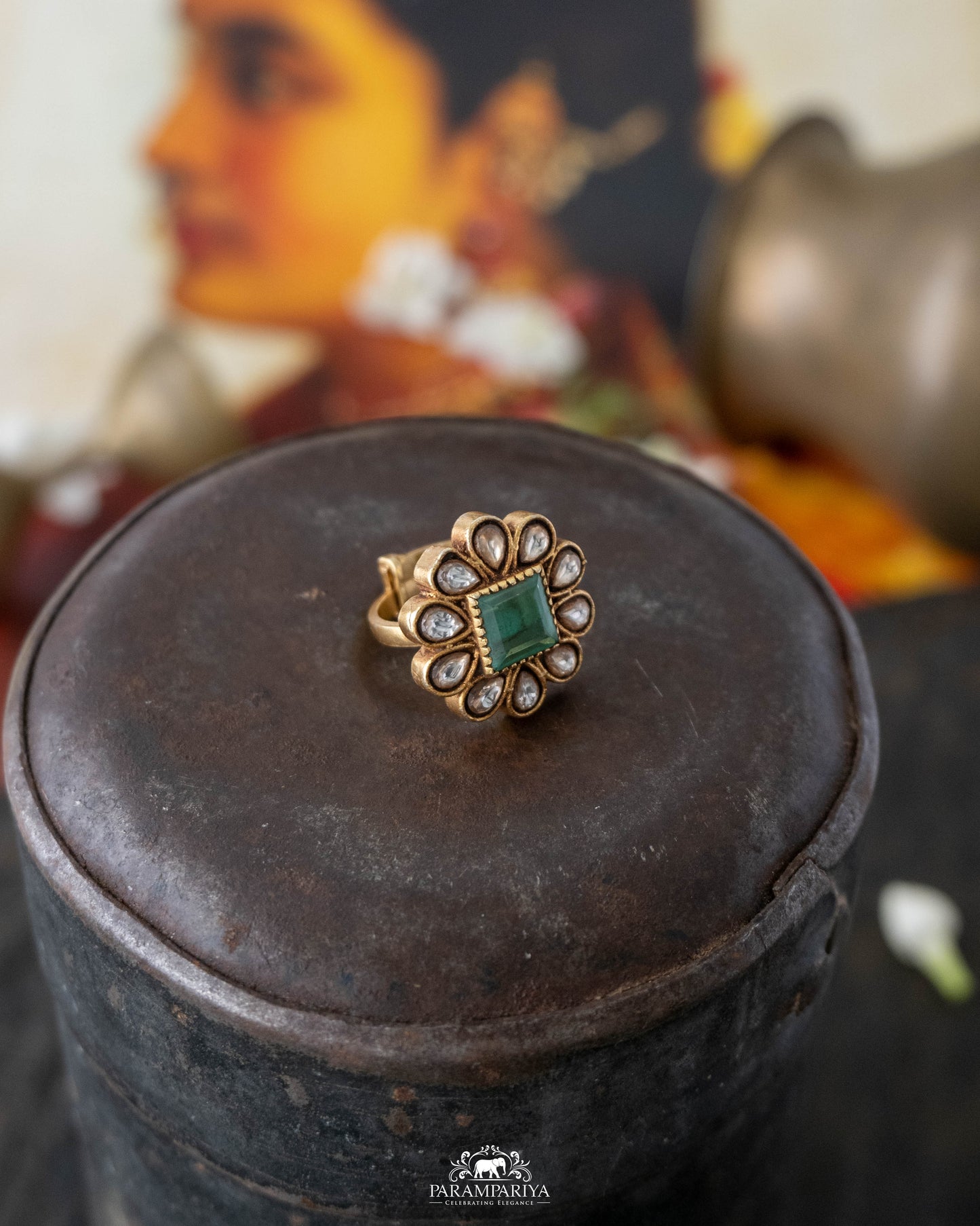 Champak Finger Ring