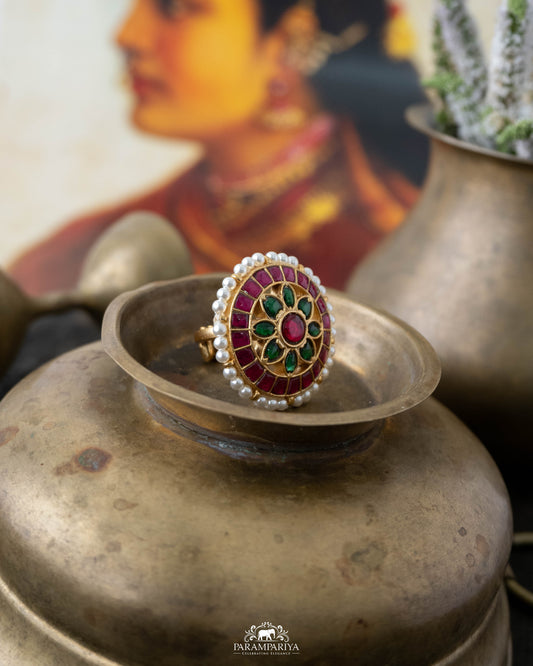 Trishul Finger Ring