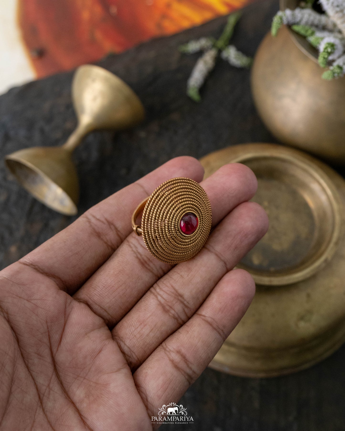 Thilakam Finger Ring