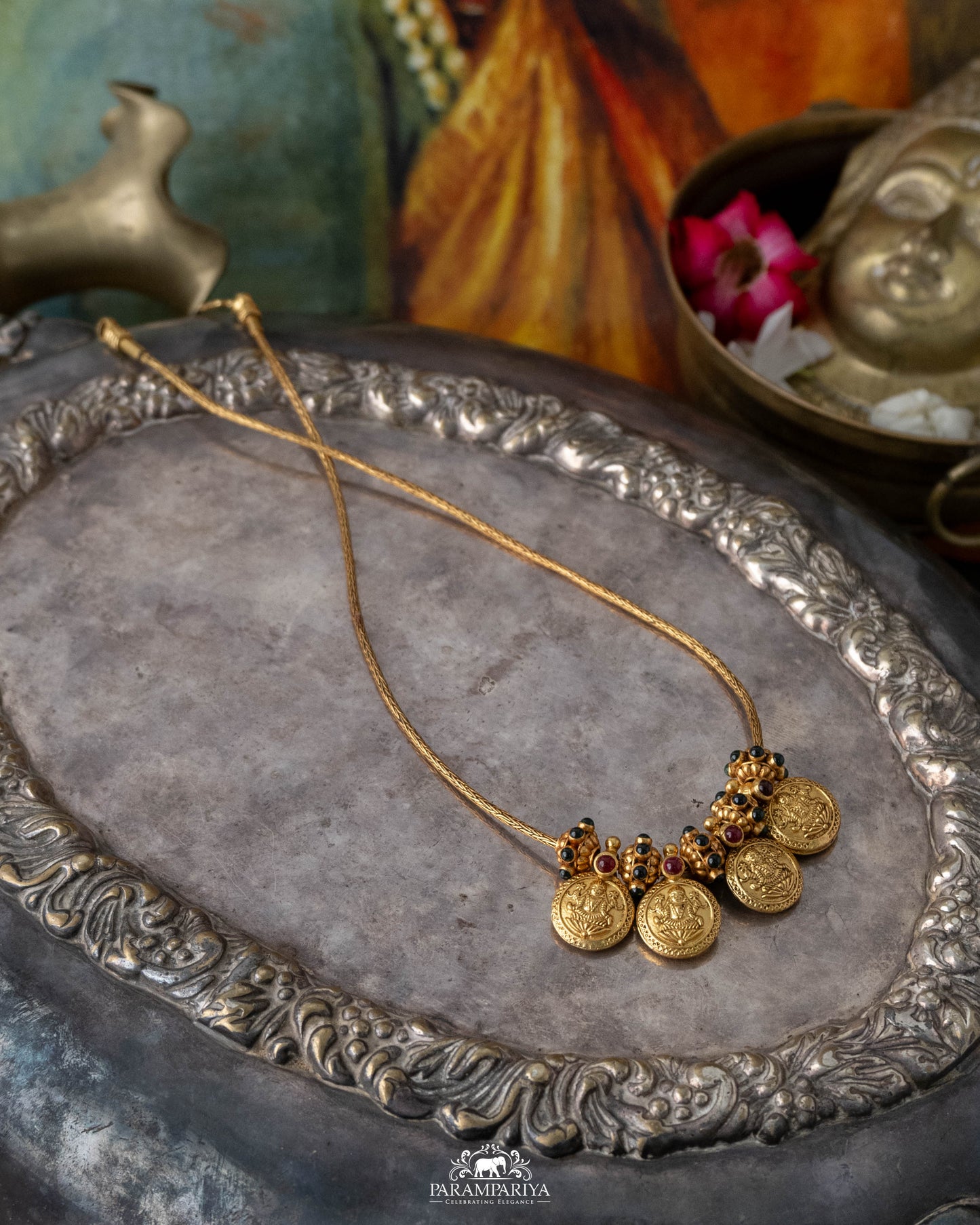 Vedhavalli Necklace (Reversible) V02