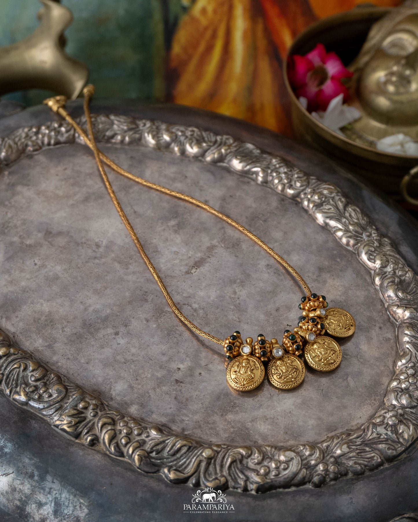 Vedhavalli Necklace (Reversible) V02