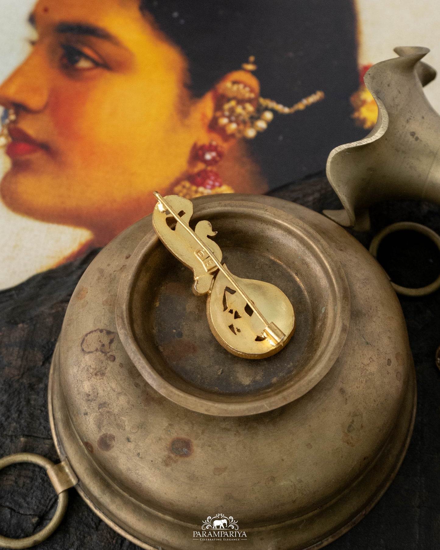 Mayil Brooch