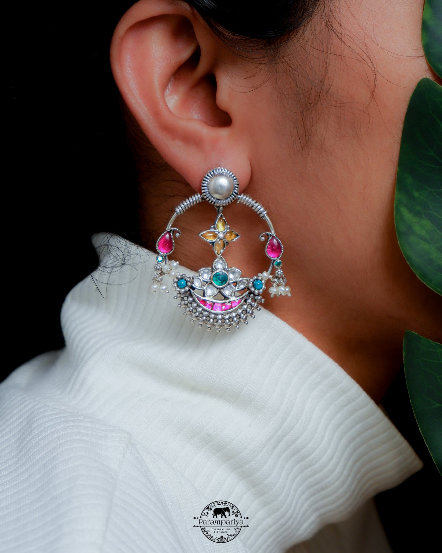 Kushi Silver Earrings