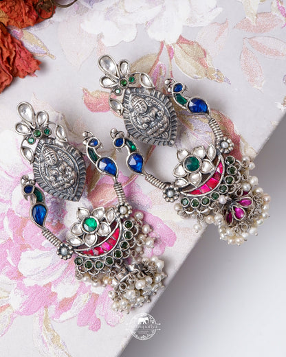 Nagaipu Silver Earrings